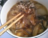 簡単！　鶏ひき肉　玉ねぎ　卵の　和風煮♪作り方4写真