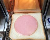簡単スクランブルエッグハムチーズサンド作り方3写真