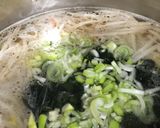 にんにくわかめスープ作り方4写真