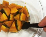 常備菜♡レンジで簡単かぼちゃの甘煮♡作り方2写真