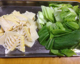 たけのこと青梗菜と肉団子のスープ作り方4写真