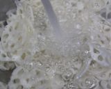 三つ葉とレンコンのサラダ作り方1写真