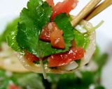 三つ葉とレンコンのサラダ作り方17写真