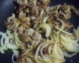 黒ごしょうが決めての肉味噌うどん♪作り方4写真