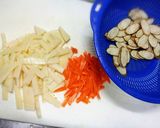ご飯すすむ 筍とごぼうのきんぴら作り方1写真