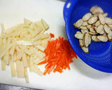 ご飯すすむ 筍とごぼうのきんぴら作り方1写真