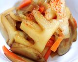ご飯すすむ 筍とごぼうのきんぴら作り方4写真