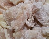 たっぷり水菜と鳥むね肉の キムチあえ☆作り方2写真