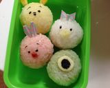 ツム・キャラ弁♡作り方1写真