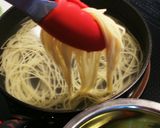 酒盗とブロッコリーとみょうがのパスタ作り方5写真