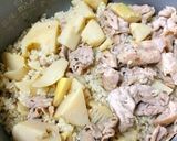 エスニック風筍と豚肉の炊き込みピラフ!作り方8写真