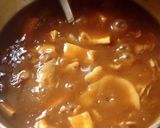 簡単カレー南蛮♪残り物のカレー&めんつゆ作り方7写真