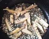 竹の子入り★オイルサーディンのパスタ〜作り方5写真