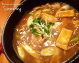 簡単カレー南蛮♪残り物のカレー&めんつゆ作り方10写真