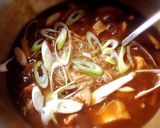 簡単カレー南蛮♪残り物のカレー&めんつゆ作り方9写真