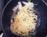 竹の子入り★オイルサーディンのパスタ〜作り方7写真