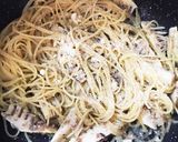 竹の子入り★オイルサーディンのパスタ〜作り方8写真