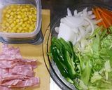 春が来た♪春野菜の炒めもの作り方1写真