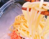 母のオハコ　たらこスパゲティー　簡単！作り方3写真