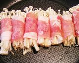 エノキの豚肉巻き❤作り方2写真