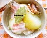 簡単薄味✿ベーコン丸ごとポテトのポトフ作り方5写真
