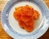 韓国食堂のピリ辛たくあん作り方2写真