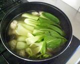 とりだんごとё青梗菜の♪あったかス～ぷ★作り方11写真