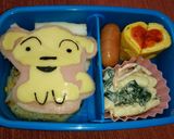 キャラ弁 クレヨンしんちゃん シロ全身作り方7写真