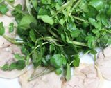 クレソンと鶏のサラダ作り方20写真