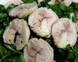 クレソンと鶏のサラダ作り方23写真