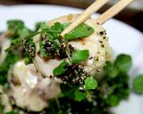 クレソンと鶏のサラダ作り方31写真