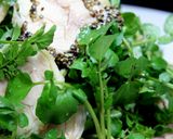 クレソンと鶏のサラダ作り方30写真