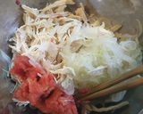 鶏明太の春小鉢作り方2写真