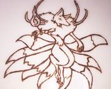 キャラケーキ☆キュウビ作り方1写真