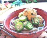 どっさり大葉のコロコロ鶏つくね✿温そば作り方8写真
