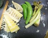 今が旬♪筍と春野菜の天ぷら【筍三昧６】作り方1写真