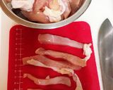 鶏胸肉と小松菜のナンプラー炒め作り方1写真