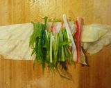 お弁当　隙間うめに野菜巻き巻き～作り方1写真