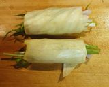 お弁当　隙間うめに野菜巻き巻き～作り方3写真