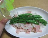新玉ねぎとスナップエンドウのサラダ作り方5写真