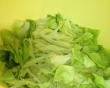 お弁当にも♪春キャベツと竹輪の梅ごま和え作り方1写真