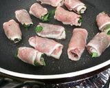 梅&大葉 豚肉巻き作り方2写真