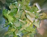 セロリの葉deおひたし作り方1写真