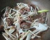 オイスターソースのレバー焼きそば作り方8写真