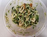 すぐでき！水菜とちくわの青のりみそ和え作り方2写真