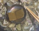 茄子と舞茸のチーズカレー蕎麦作り方4写真