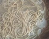 茄子と舞茸のチーズカレー蕎麦作り方6写真