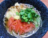 豚天トマト蕎麦作り方5写真