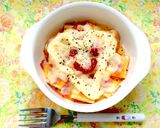 簡単朝ごはん♪グラタン風エッグトースト作り方7写真