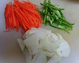 即席10分！麺つゆで簡単✿焼きうどん✿作り方3写真